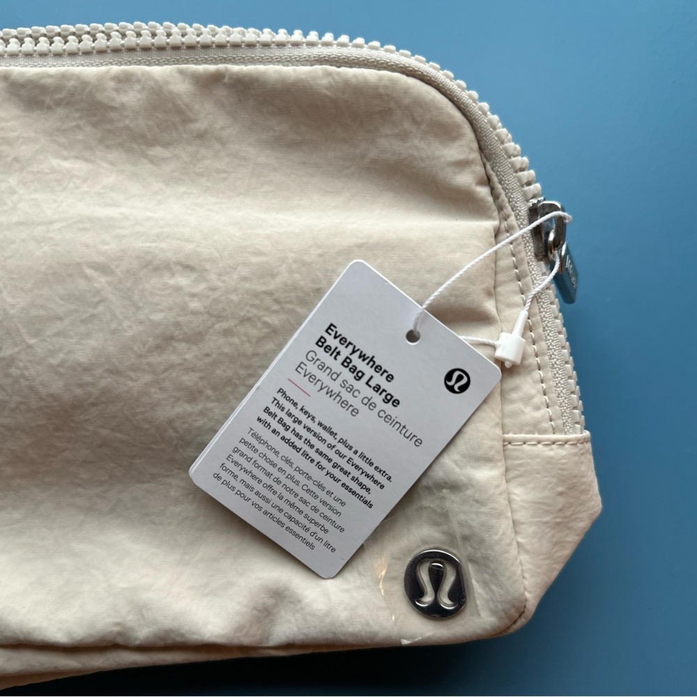 NWT Lulu Off-white Large Everywhere Belt Bag